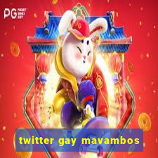 twitter gay mavambos